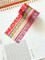 Strawberry Summer Red Pink Fruits Strawberries Washi Tape Set July 2024 - W112